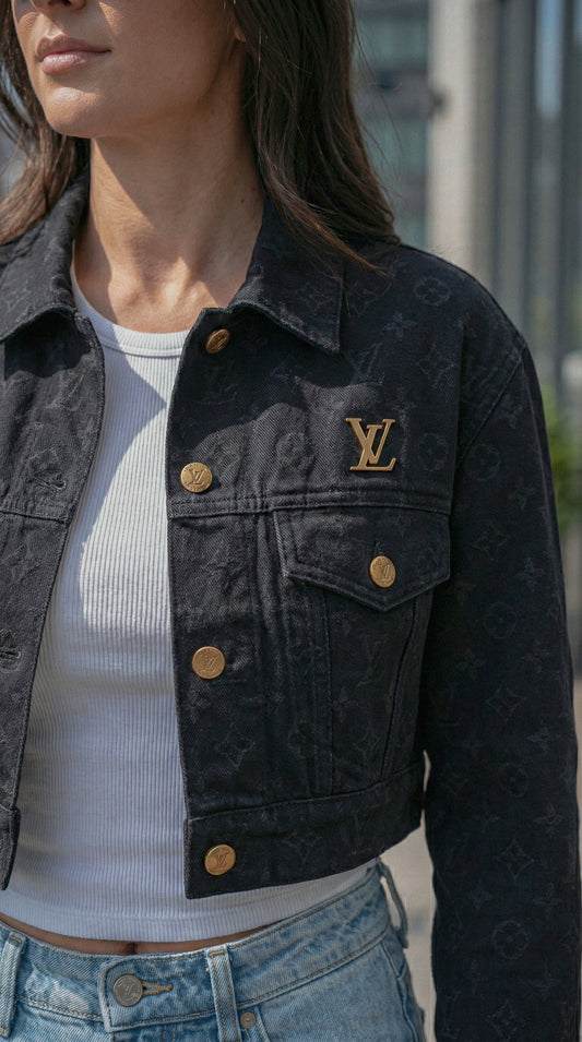 MONOGRAM CROPPED ICON JACKET